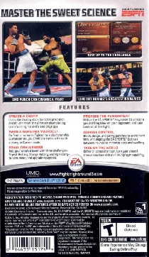 Fight Night Round 3 (EU) box cover back